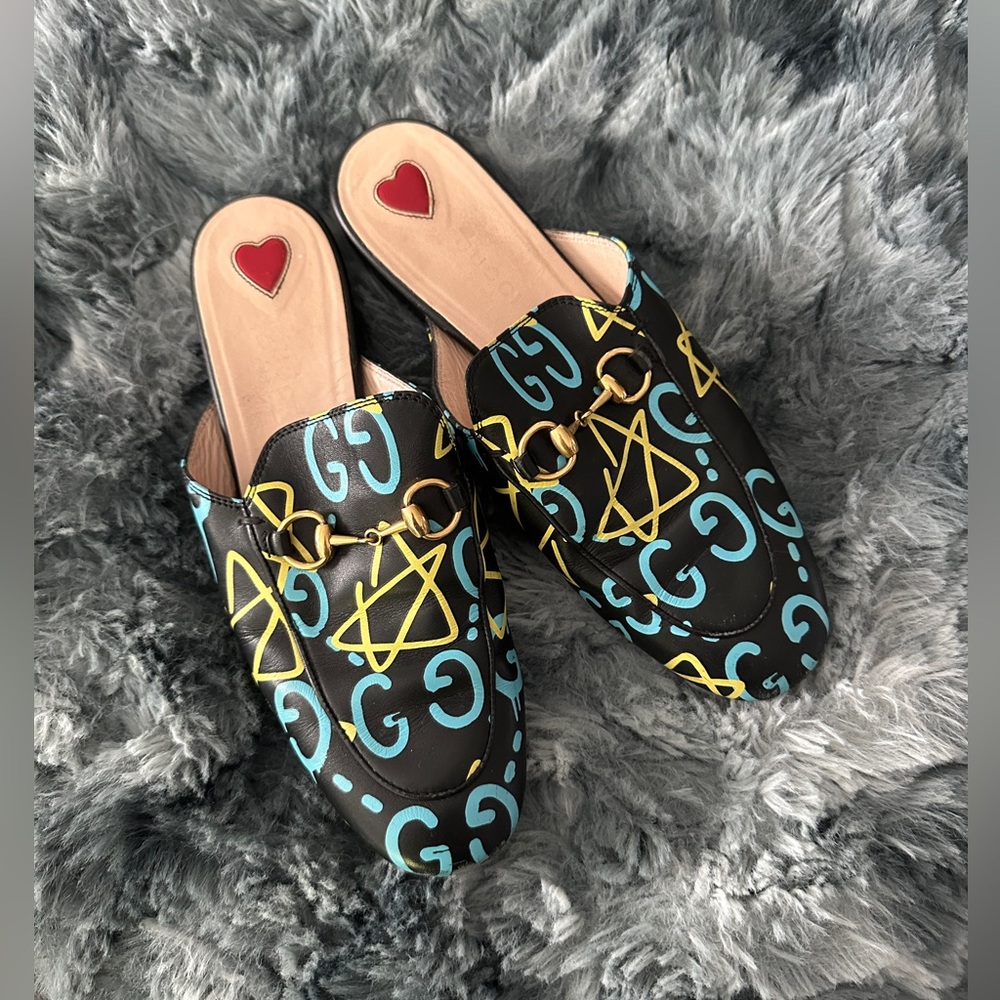 Gucci Ghost Princetown Mules